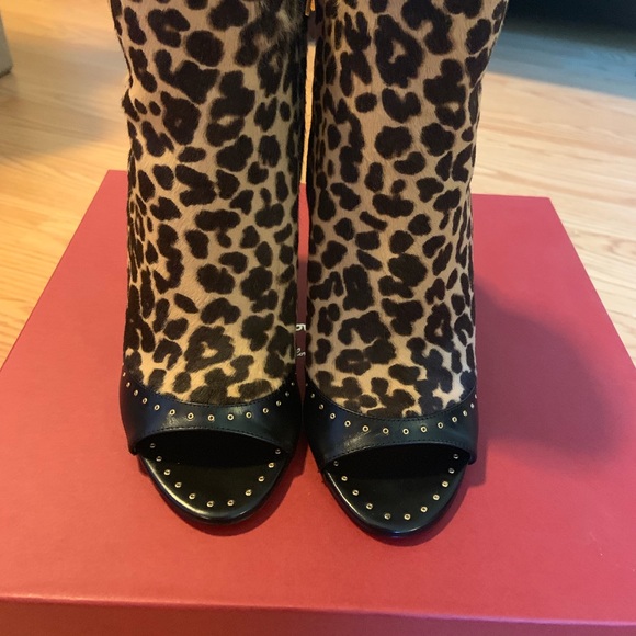 Salvatore Ferragamo Leopard Booties - Picture 2 of 2